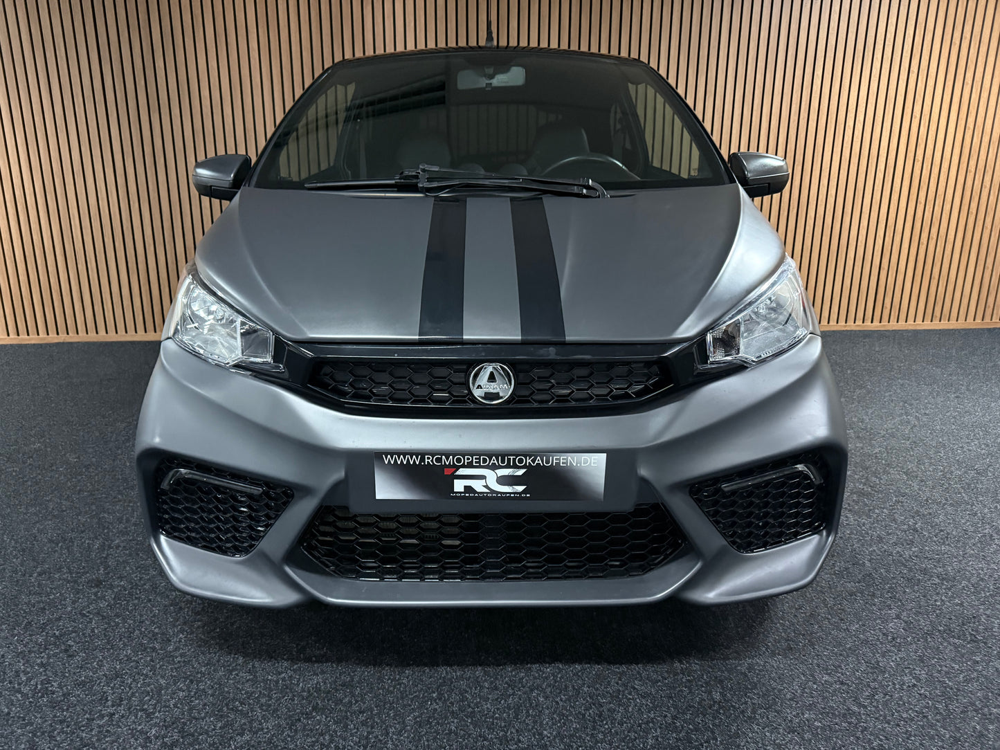 Aixam City Sport Coupé GTI Nardo Grau | 8 PS Kubota Motor | Rückfahrkamera | 45 km/h | Innerhalb 250 KM Kostenlose Lieferung | Mopedauto | Leichtmobile