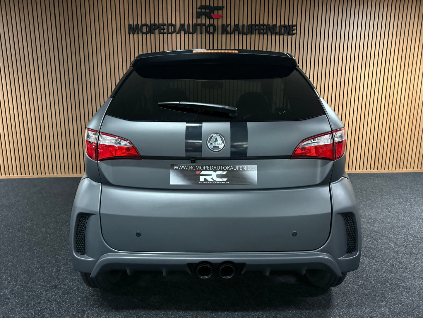 Aixam City Sport Coupé GTI Nardo Grau | 8 PS Kubota Motor | Rückfahrkamera | 45 km/h | Innerhalb 250 KM Kostenlose Lieferung | Mopedauto | Leichtmobile