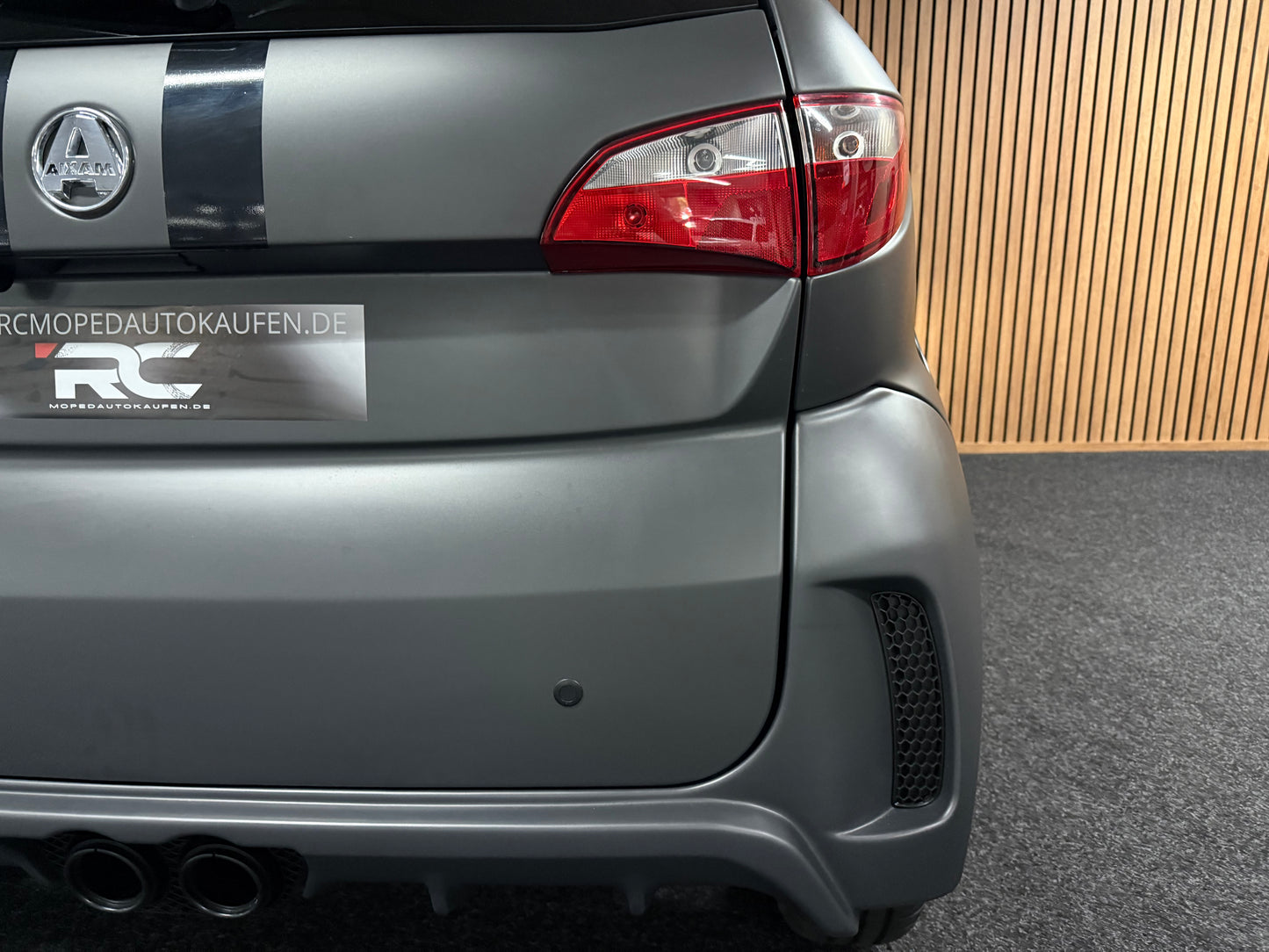 Aixam City Sport Coupé GTI Nardo Grau | 8 PS Kubota Motor | Rückfahrkamera | 45 km/h | Innerhalb 250 KM Kostenlose Lieferung | Mopedauto | Leichtmobile