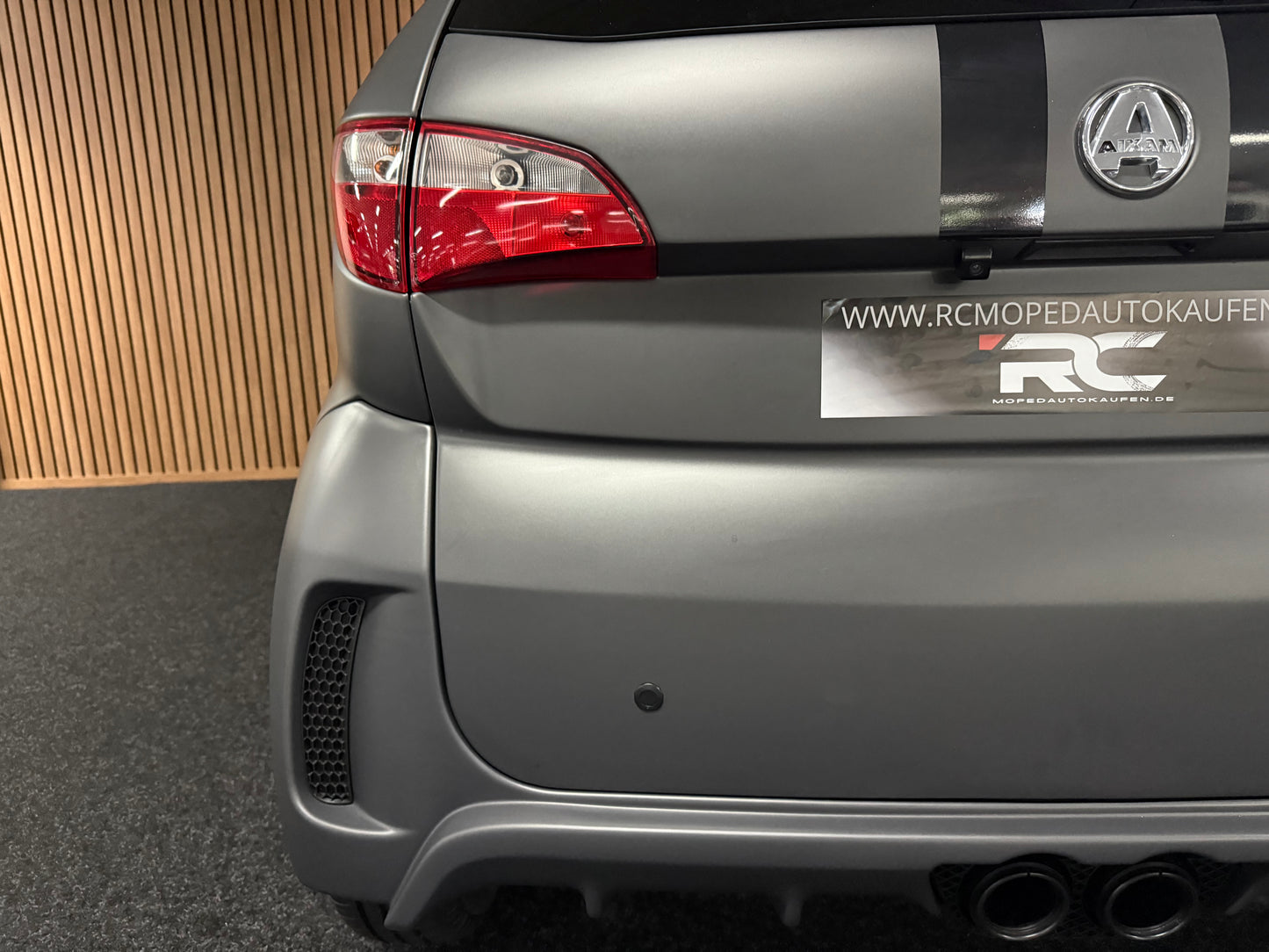 Aixam City Sport Coupé GTI Nardo Grau | 8 PS Kubota Motor | Rückfahrkamera | 45 km/h | Innerhalb 250 KM Kostenlose Lieferung | Mopedauto | Leichtmobile