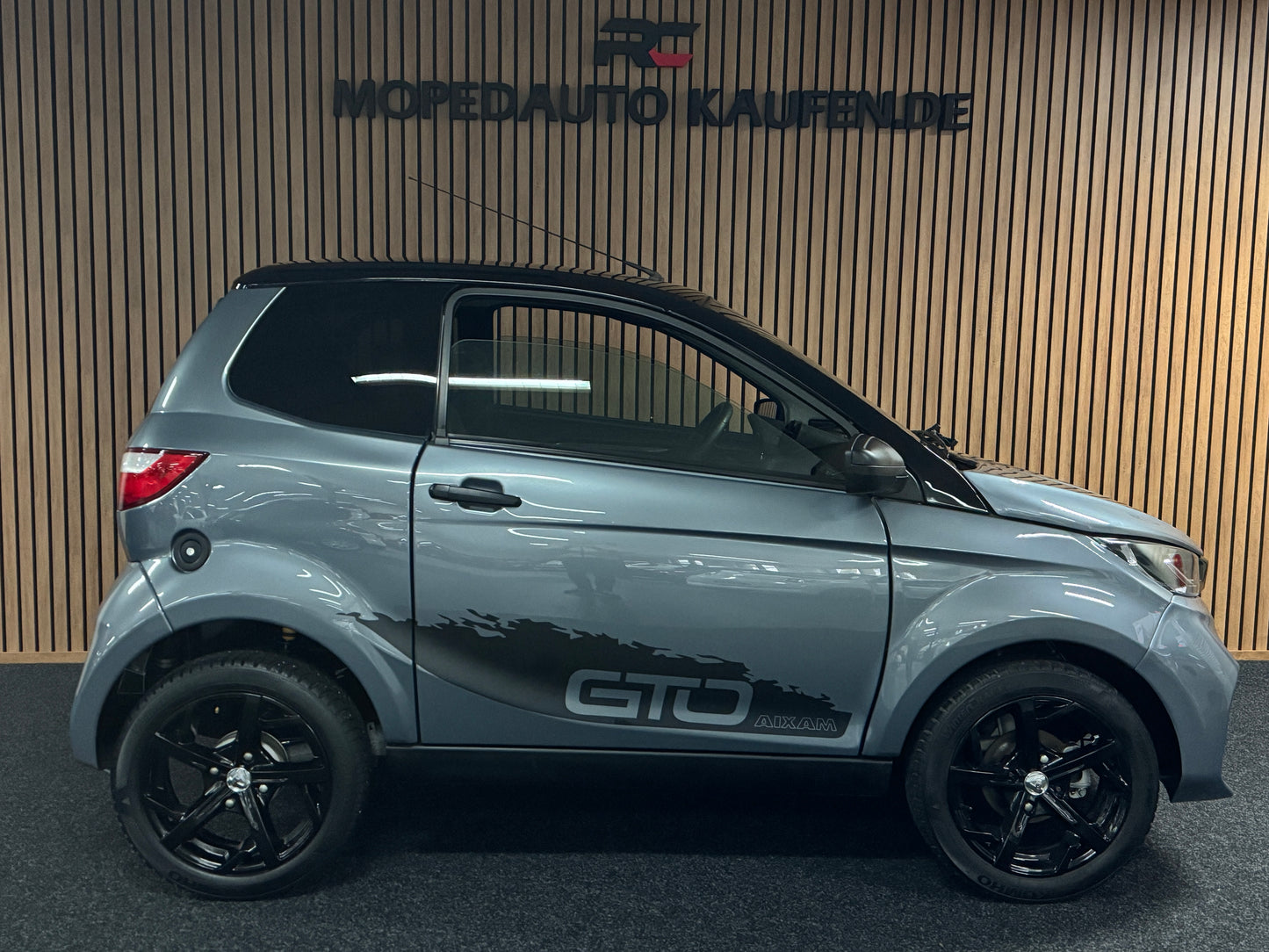 Aixam City Sport Grau Exclusive GTO | 8 PS Kubota Motor | 45 km/h | Innerhalb 250 KM Kostenlose Lieferung | Mopedauto | Leichtmobile