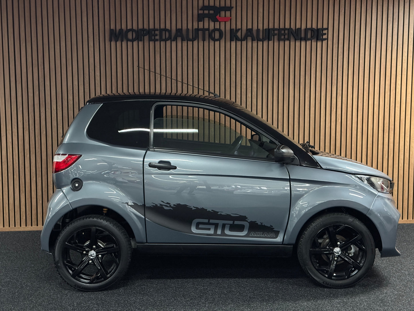 Aixam City Sport Grau Exclusive GTO | 8 PS Kubota Motor | 45 km/h | Innerhalb 250 KM Kostenlose Lieferung | Mopedauto | Leichtmobile