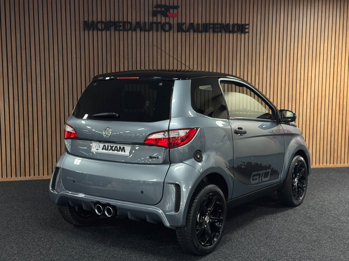 Aixam City Sport Grau Exclusive GTO | 8 PS Kubota Motor | 45 km/h | Innerhalb 250 KM Kostenlose Lieferung | Mopedauto | Leichtmobile