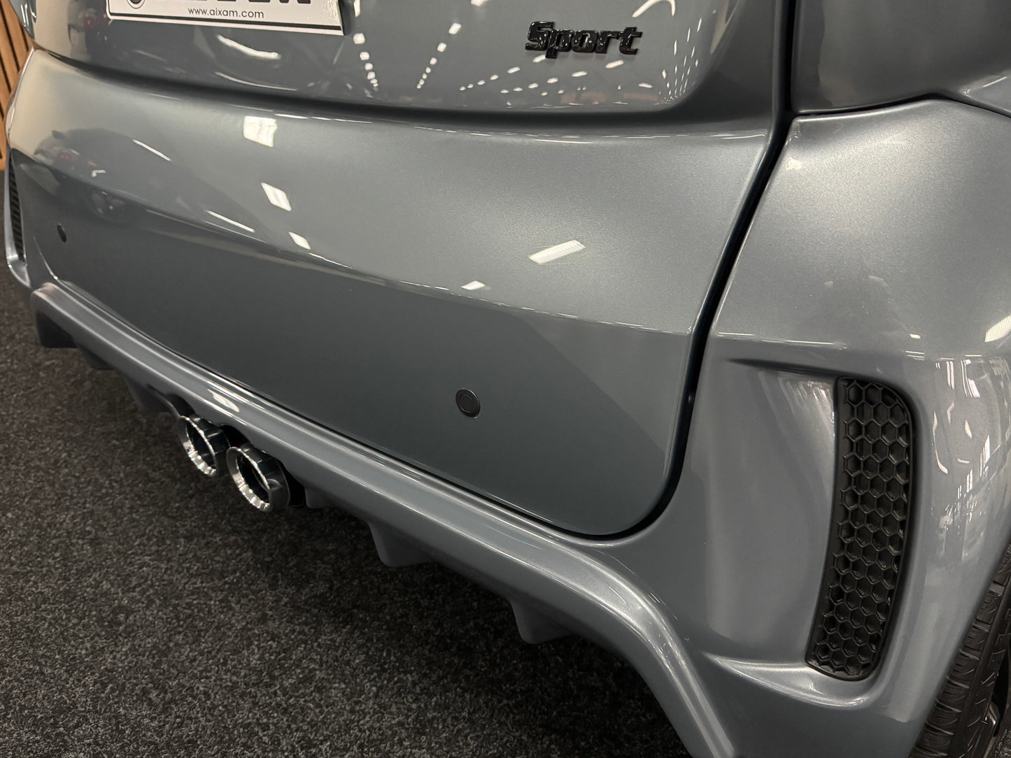 Aixam City Sport Grau Exclusive GTO | 8 PS Kubota Motor | 45 km/h | Innerhalb 250 KM Kostenlose Lieferung | Mopedauto | Leichtmobile