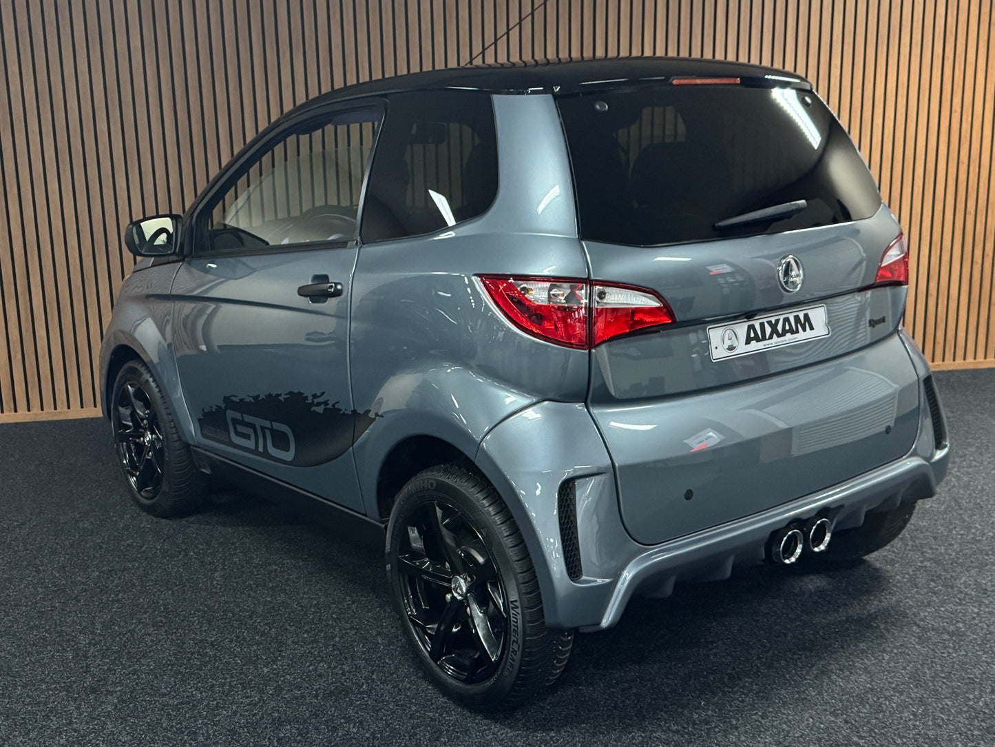 Aixam City Sport Grau Exclusive GTO | 8 PS Kubota Motor | 45 km/h | Innerhalb 250 KM Kostenlose Lieferung | Mopedauto | Leichtmobile