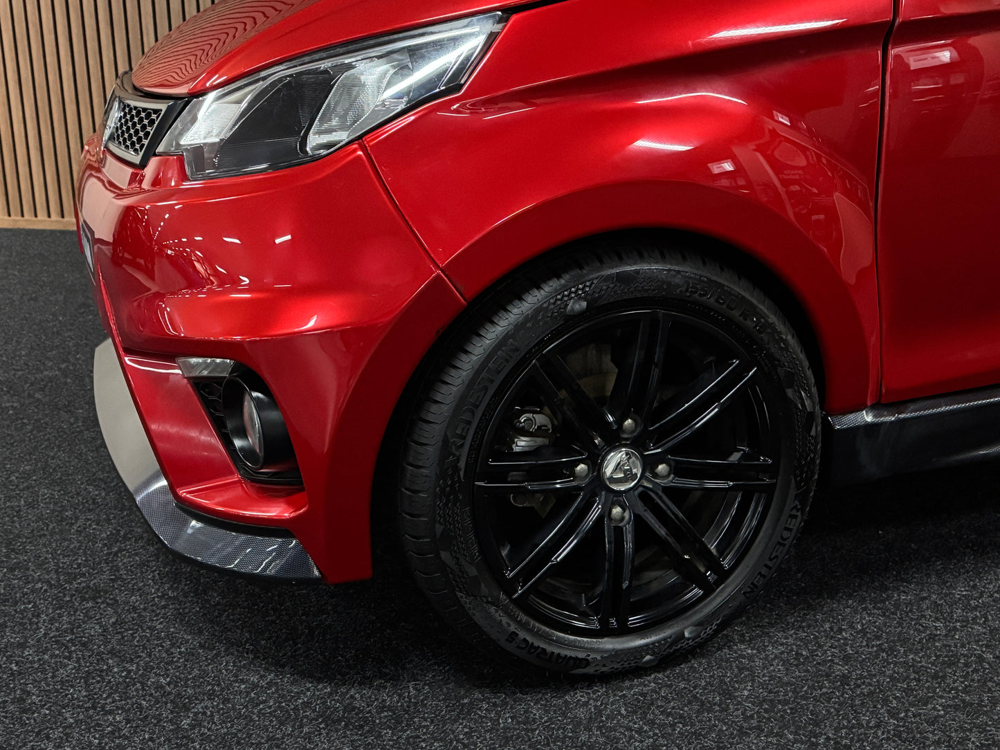 Aixam GTI Sport Rot 7000 KM ! | 8 PS Kubota Motor | 45 km/h | Innerhalb 250 KM Kostenlose Lieferung | Mopedauto | Leichtmobile