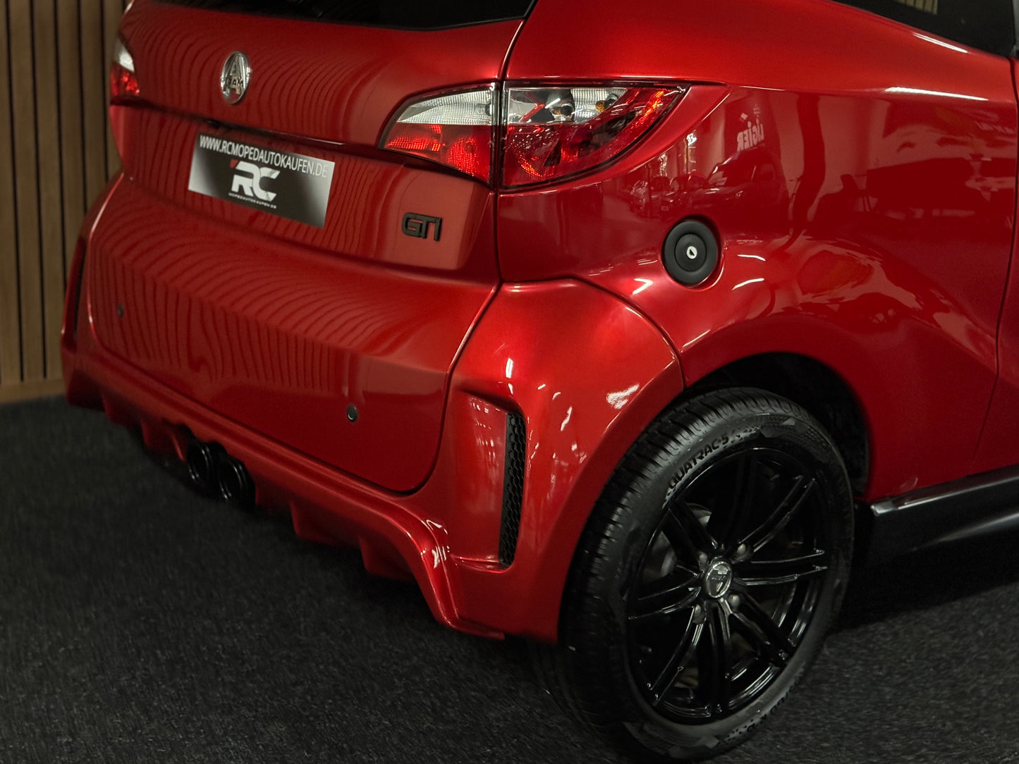 Aixam GTI Sport Rot 7000 KM ! | 8 PS Kubota Motor | 45 km/h | Innerhalb 250 KM Kostenlose Lieferung | Mopedauto | Leichtmobile