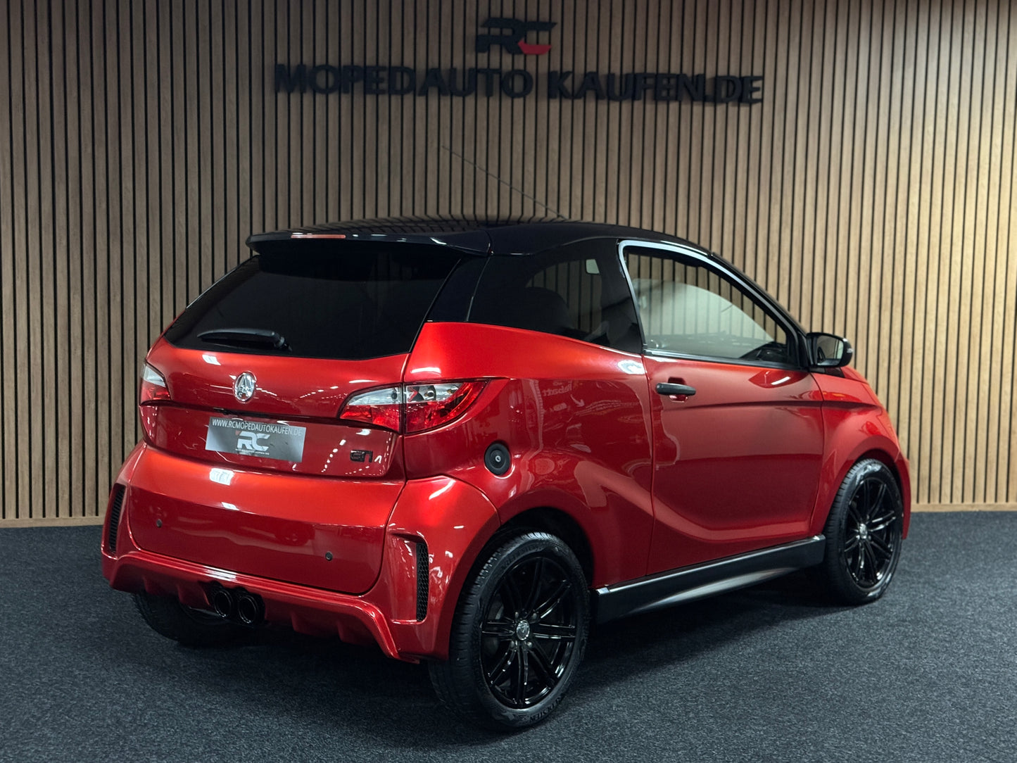 Aixam GTI Sport Rot 7000 KM ! | 8 PS Kubota Motor | 45 km/h | Innerhalb 250 KM Kostenlose Lieferung | Mopedauto | Leichtmobile