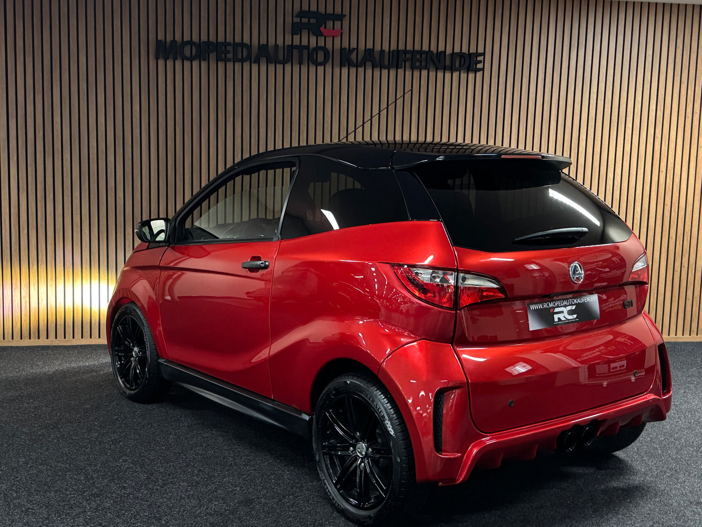 Aixam GTI Sport Rot 7000 KM ! | 8 PS Kubota Motor | 45 km/h | Innerhalb 250 KM Kostenlose Lieferung | Mopedauto | Leichtmobile