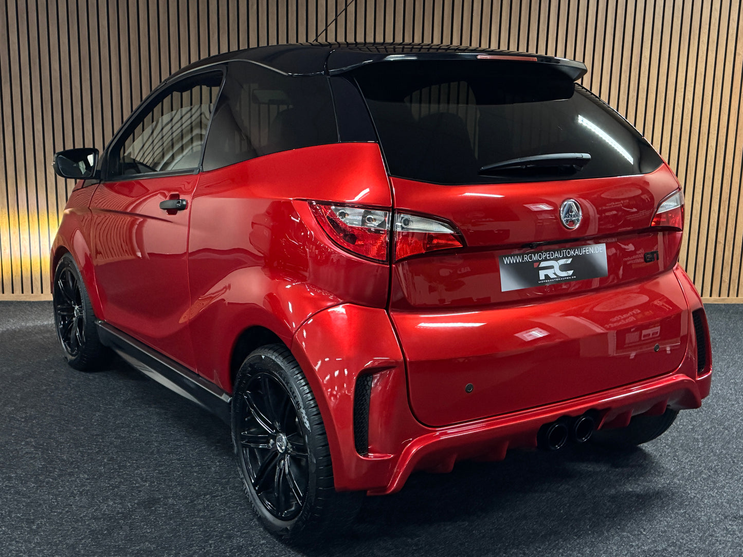 Aixam GTI Sport Rot 7000 KM ! | 8 PS Kubota Motor | 45 km/h | Innerhalb 250 KM Kostenlose Lieferung | Mopedauto | Leichtmobile