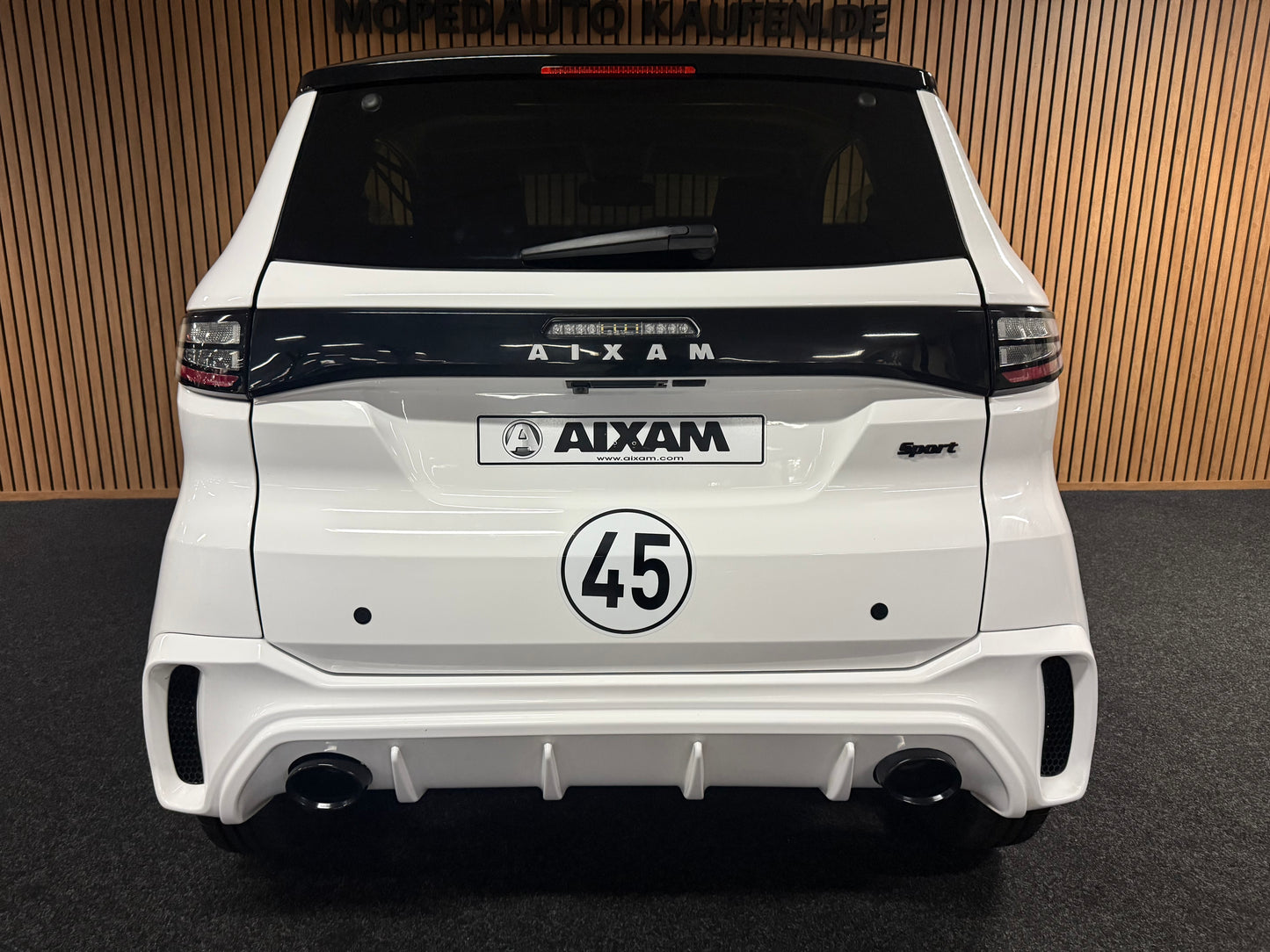 Aixam City Sport 2025 | 8 PS Kubota Motor | Rückfahrkamera | FULL LED | 45 km/h | Innerhalb 250 KM Kostenlose Lieferung | Mopedauto | Leichtmobile
