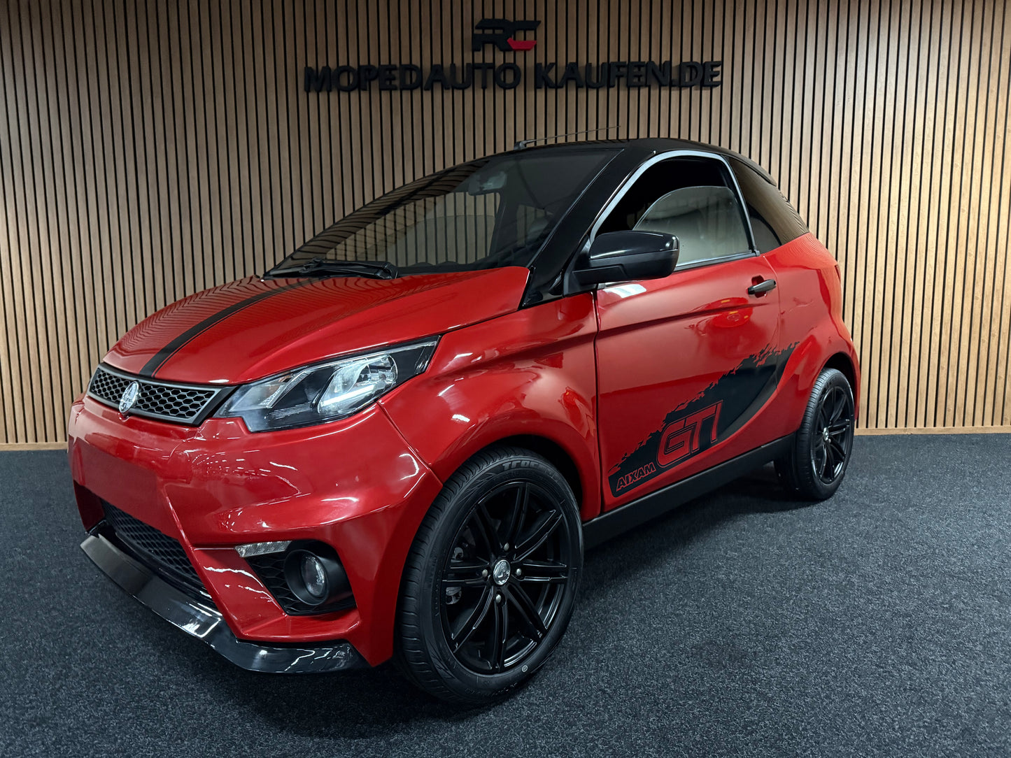 Aixam Coupé GTI Sport | ABS System | 8 PS Kubota Motor | Rückfahrkamera | 45 km/h | Innerhalb 250 KM Kostenlose Lieferung | Mopedauto | Leichtmobile