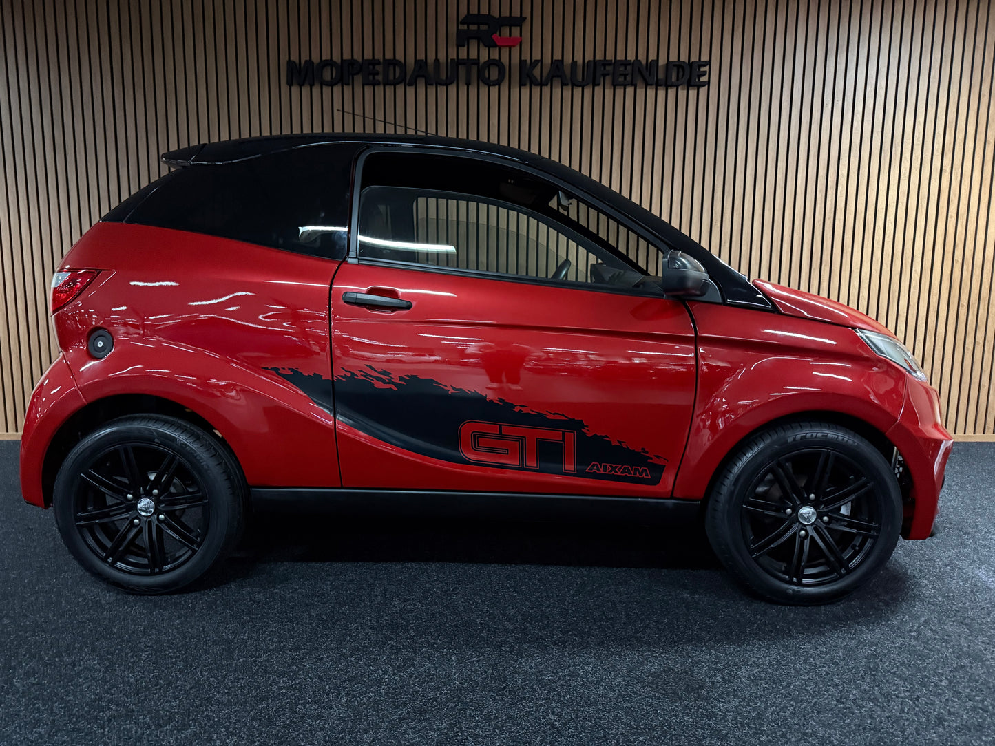 Aixam Coupé GTI Sport | ABS System | 8 PS Kubota Motor | Rückfahrkamera | 45 km/h | Innerhalb 250 KM Kostenlose Lieferung | Mopedauto | Leichtmobile