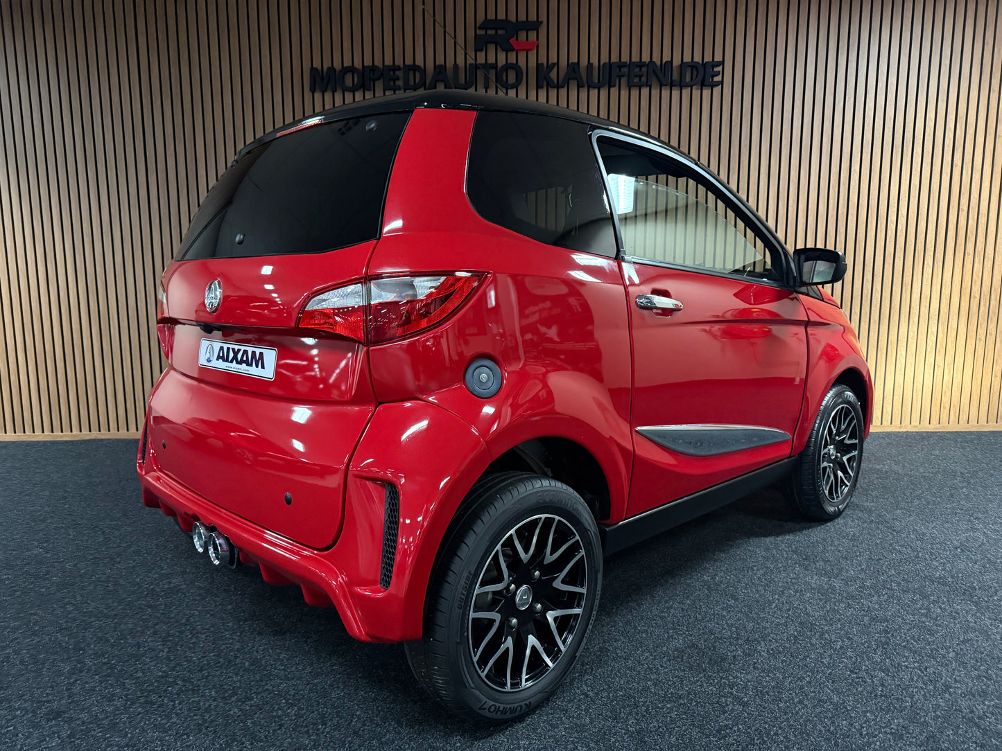 Aixam City Sport Chrome Pack | 8 PS Kubota Motor | Rückfahrkamera | 45 km/h | Innerhalb 250 KM Kostenlose Lieferung | Mopedauto | Leichtmobile