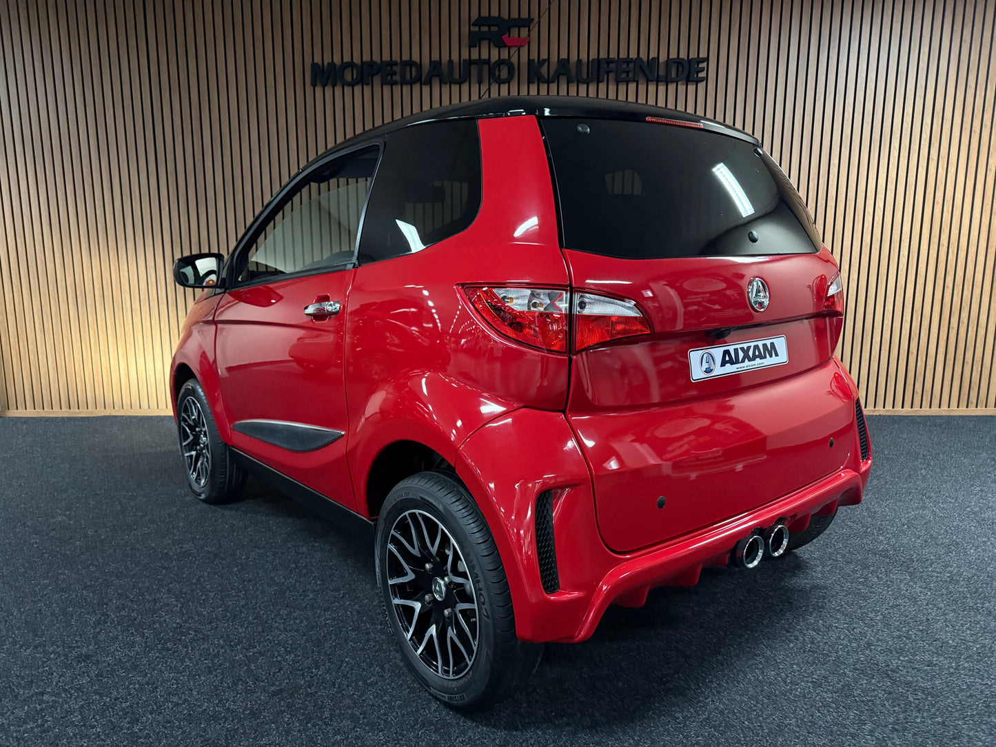 Aixam City Sport Chrome Pack | 8 PS Kubota Motor | Rückfahrkamera | 45 km/h | Innerhalb 250 KM Kostenlose Lieferung | Mopedauto | Leichtmobile