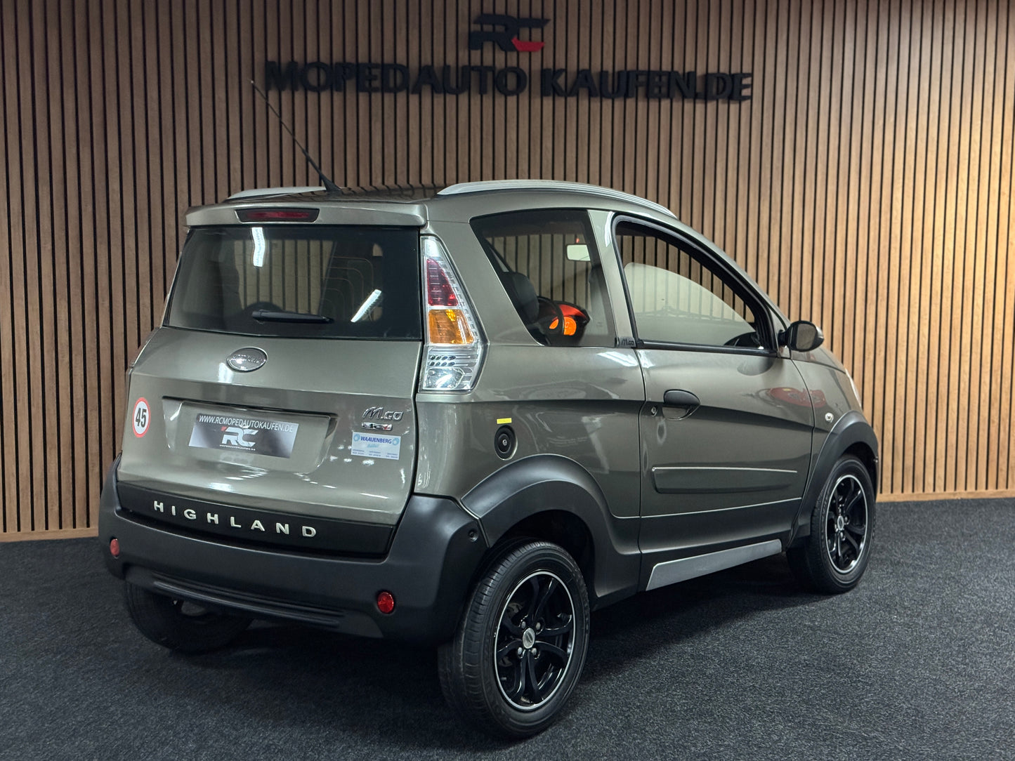 Microcar M.Go Highland X AIRBAG | leiser DCI Motor | 45 km/h | Innerhalb 250 KM Kostenlose Lieferung | Mopedauto | Leichtmobile