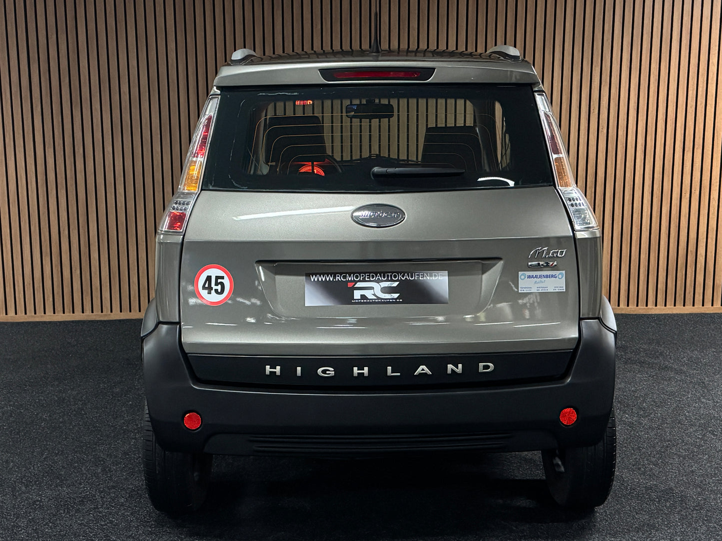 Microcar M.Go Highland X AIRBAG | leiser DCI Motor | 45 km/h | Innerhalb 250 KM Kostenlose Lieferung | Mopedauto | Leichtmobile
