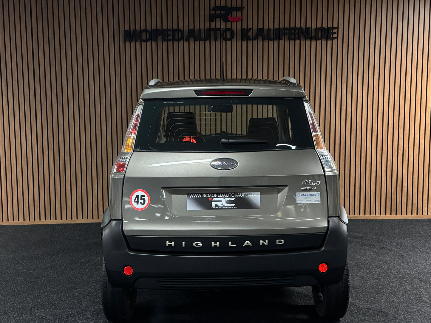 Microcar M.Go Highland X AIRBAG | leiser DCI Motor | 45 km/h | Innerhalb 250 KM Kostenlose Lieferung | Mopedauto | Leichtmobile