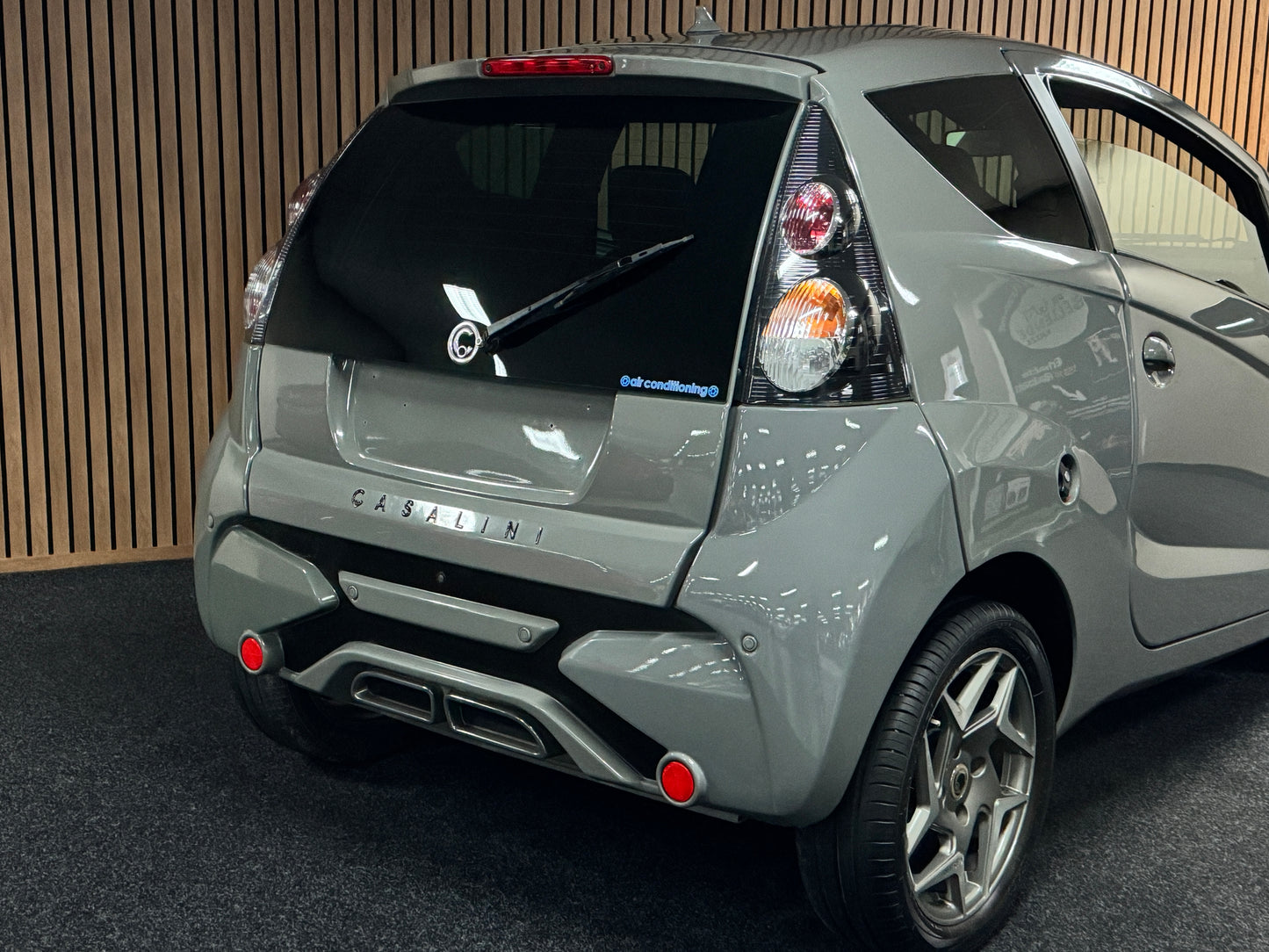 Casalini M20 550 GRANSPORT NARDO GRAU | KLIMA /Garmin Navi / Multimedia / RFK | 8 PS leiser DCI Motor | 45 km/h | Rückfahrkamera | Innerhalb 250 KM Kostenlose Lieferung | Mopedauto | Leichtmobile