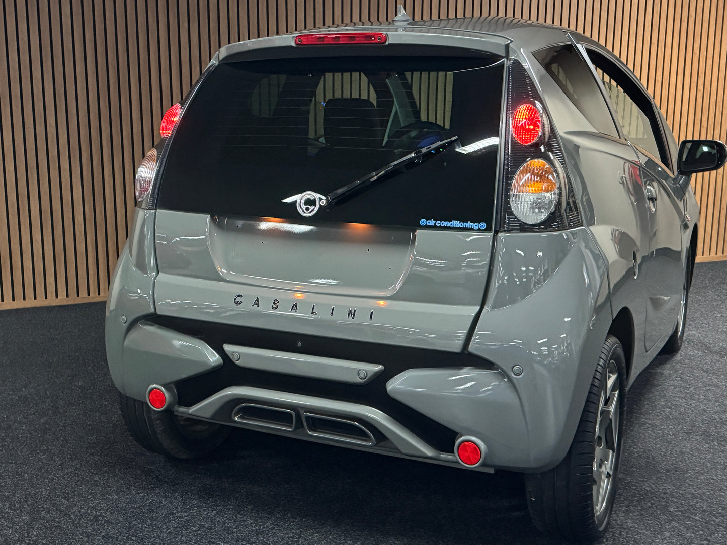 Casalini M20 550 GRANSPORT NARDO GRAU | KLIMA /Garmin Navi / Multimedia / RFK | 8 PS leiser DCI Motor | 45 km/h | Rückfahrkamera | Innerhalb 250 KM Kostenlose Lieferung | Mopedauto | Leichtmobile
