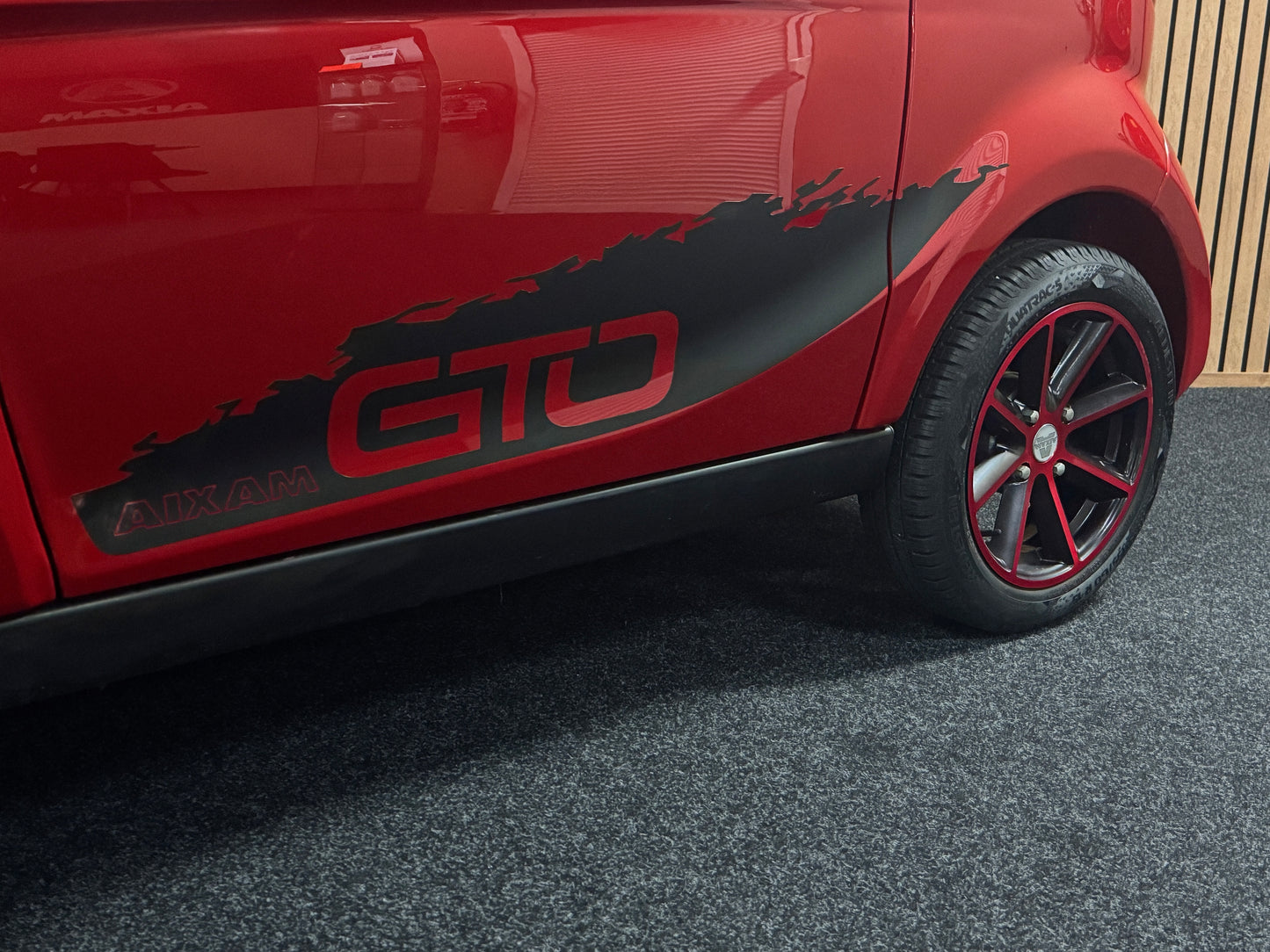 Aixam City Sport Rot GTO 2023 | 8 PS Kubota Motor | 45 km/h | Innerhalb 250 KM Kostenlose Lieferung | Mopedauto | Leichtmobile