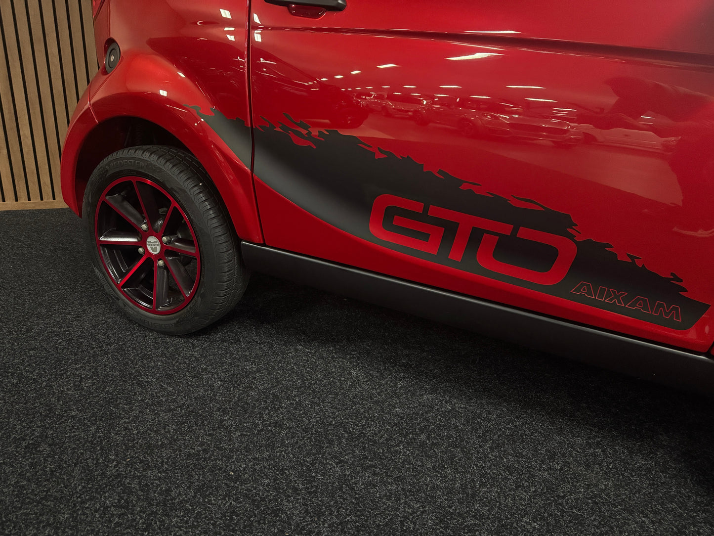 Aixam City Sport Rot GTO 2023 | 8 PS Kubota Motor | 45 km/h | Innerhalb 250 KM Kostenlose Lieferung | Mopedauto | Leichtmobile