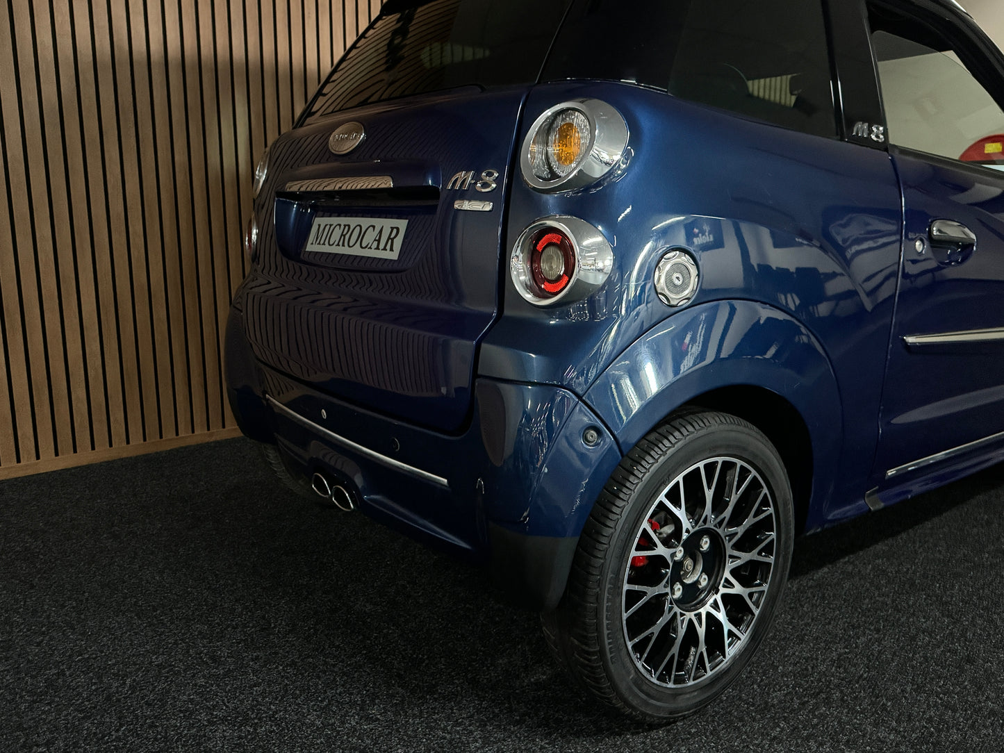 Microcar M8 Blau | leiser DCI Motor | 45 km/h | Innerhalb 250 KM Kostenlose Lieferung | Mopedauto | Leichtmobile