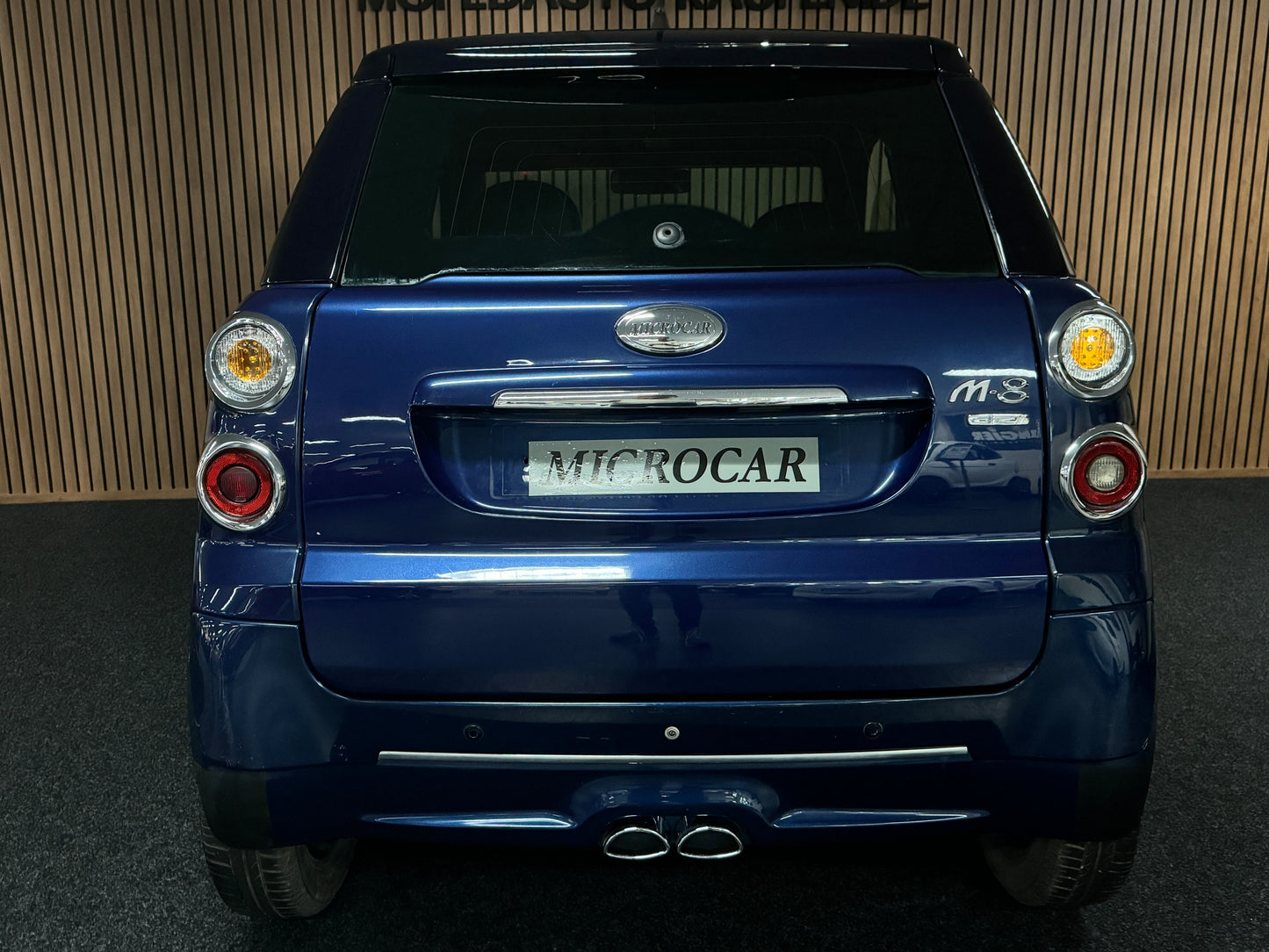 Microcar M8 Blau | leiser DCI Motor | 45 km/h | Innerhalb 250 KM Kostenlose Lieferung | Mopedauto | Leichtmobile