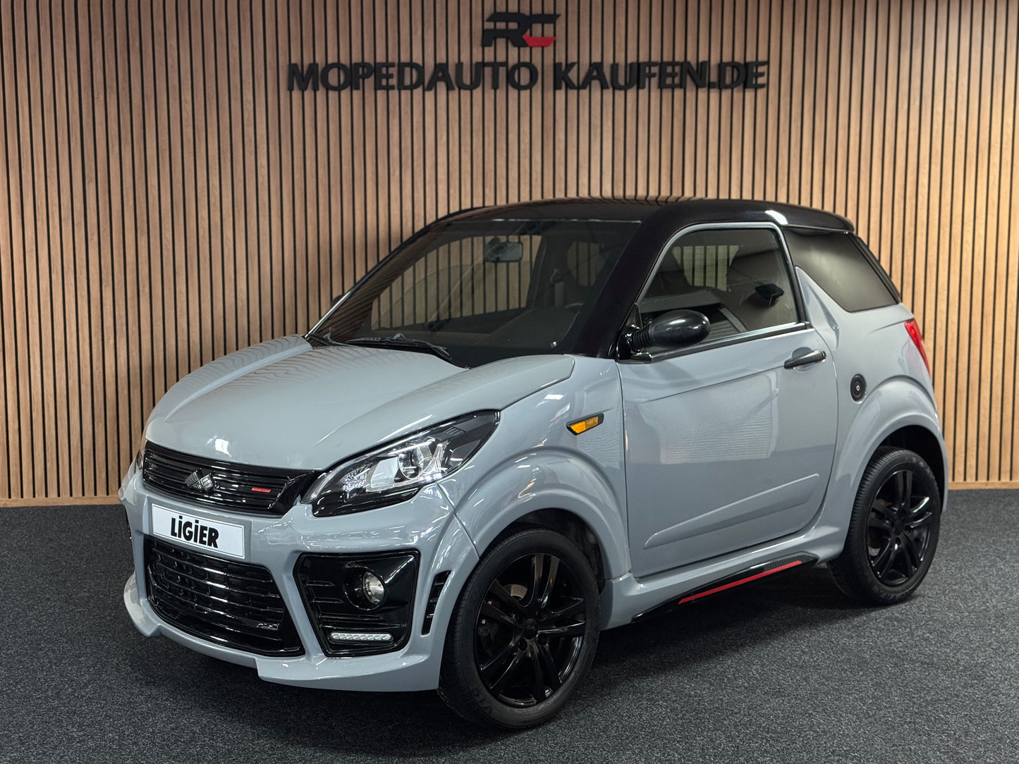 Ligier JS50 Ultimate Sport Nardo Grey | Rückfahrkamera | 8 PS leiser DCI Motor | 45 km/h | Rückfahrkamera | Innerhalb 250 KM Kostenlose Lieferung | Mopedauto | Leichtmobile