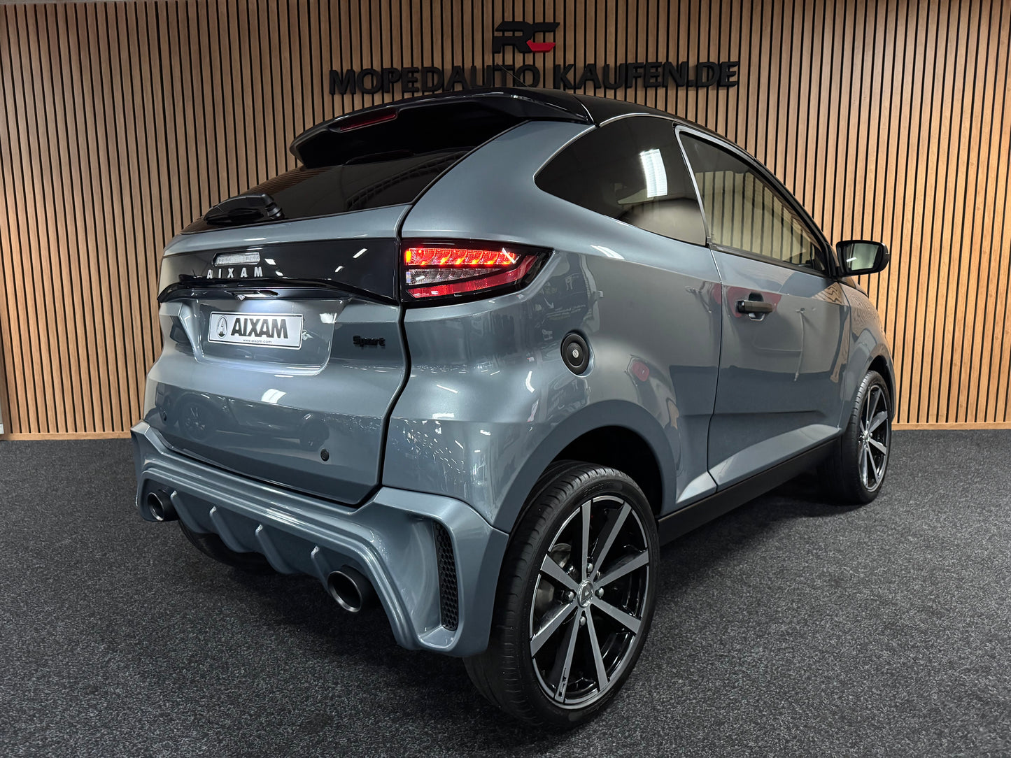 Aixam GTI Sport 2024 | 769 KM | 8 PS Kubota Motor | 45 km/h | Rückfahrkamera | Innerhalb 250 KM Kostenlose Lieferung | Mopedauto | Leichtmobile