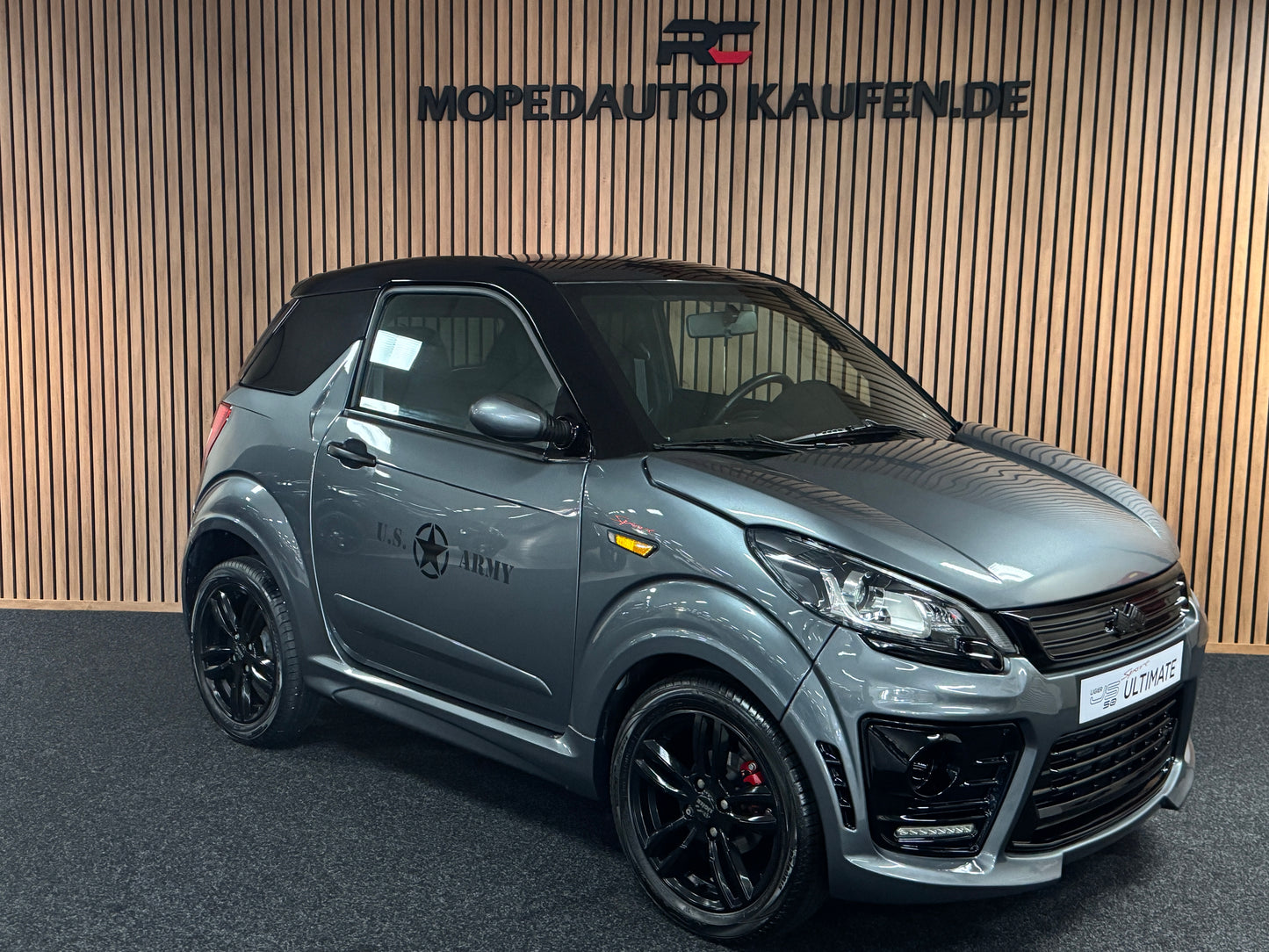 Ligier JS50 Sport / Leiser DCI Motor / Spotify DAB+ Servolenkung | 45 km/h | Innerhalb 250 KM Kostenlose Lieferung | Mopedauto | Leichtmobile