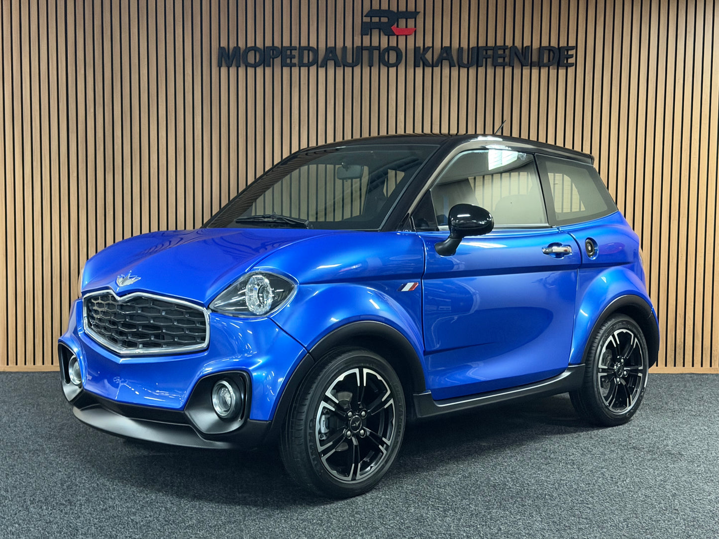 Chatenet CH46 Blue | 2022 | 8 PS leiser DCI Motor | Servo | Rückfahrkamera | 45 km/h | Innerhalb 250 KM Kostenlose Lieferung | Mopedauto | Leichtmobile