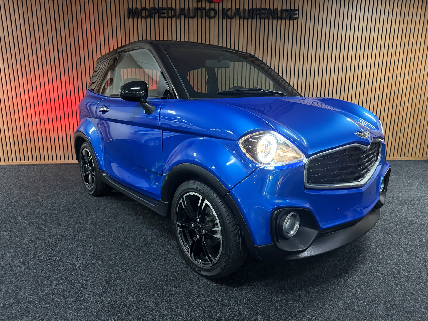 Chatenet CH46 Blue | 2022 | 8 PS leiser DCI Motor | Servo | Rückfahrkamera | 45 km/h | Innerhalb 250 KM Kostenlose Lieferung | Mopedauto | Leichtmobile