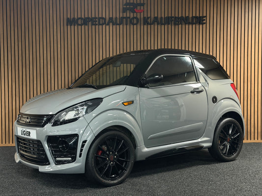 Ligier JS50 Sport Ultimate | KLIMA | Servo | Nardo Grau | 8 PS leiser DCI Motor | 45 km/h | Rückfahrkamera | Innerhalb 250 KM Kostenlose Lieferung | Mopedauto | Leichtmobile