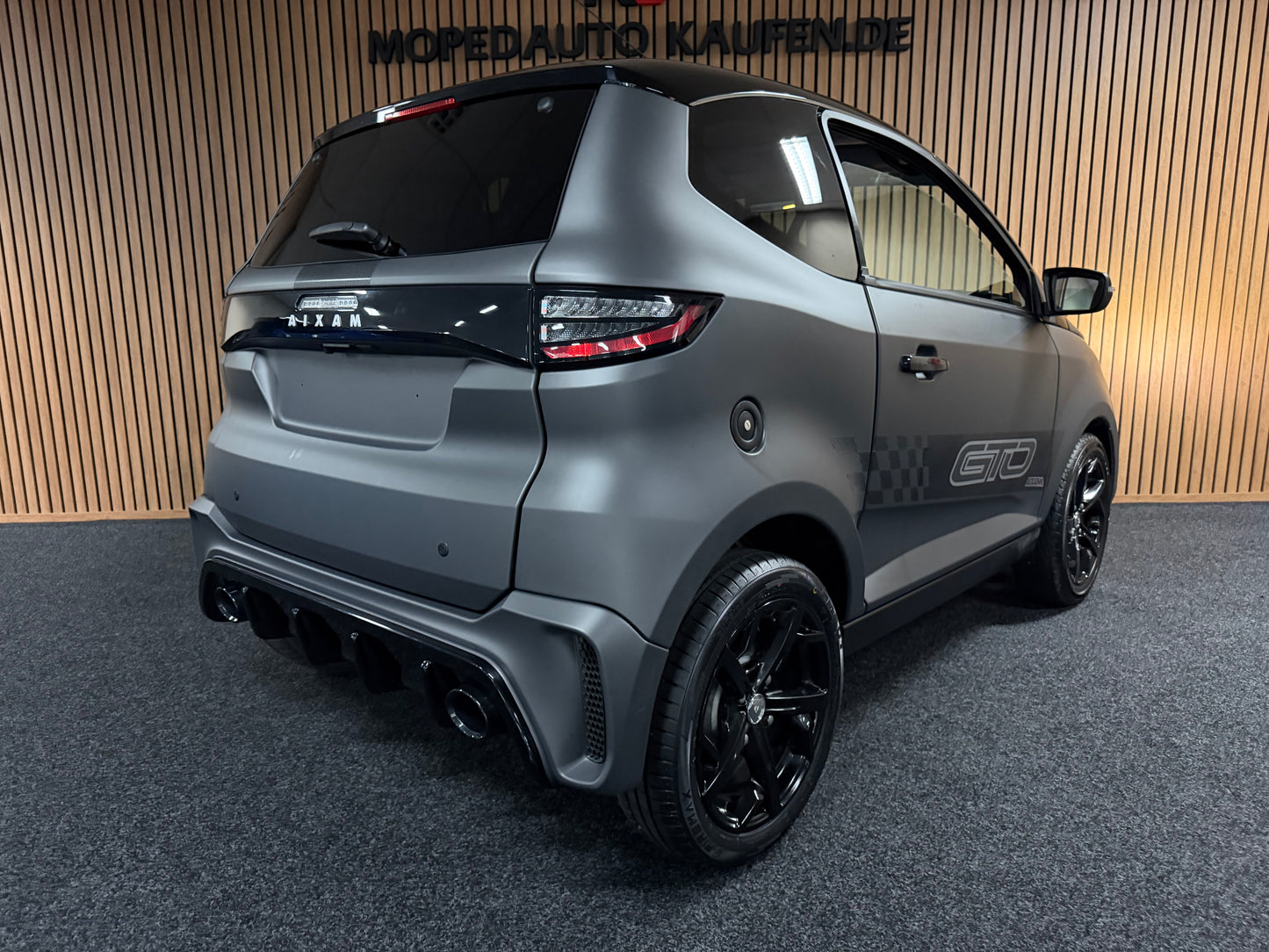 Aixam  Sport GTO 2024 | Mattgrau | FULL LED | 8 PS Kubota Motor | Rückfahrkamera | 45 km/h | Innerhalb 250 KM Kostenlose Lieferung | Mopedauto | Leichtmobile