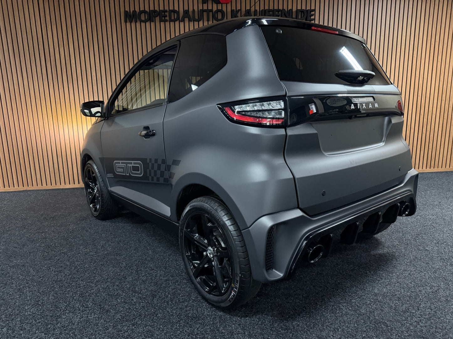 Aixam  Sport GTO 2024 | Mattgrau | FULL LED | 8 PS Kubota Motor | Rückfahrkamera | 45 km/h | Innerhalb 250 KM Kostenlose Lieferung | Mopedauto | Leichtmobile