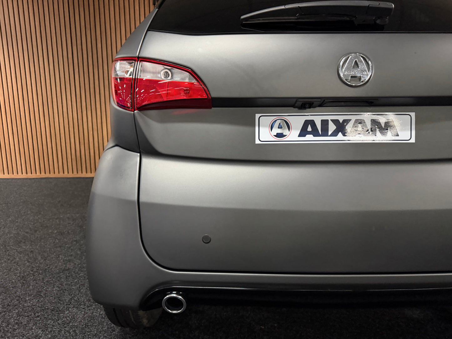 Aixam Coupé Sport Matt grau | 8 PS Kubota Motor | 45 km/h | Rückfahrkamera | Innerhalb 250 KM Kostenlose Lieferung | Mopedauto | Leichtmobile