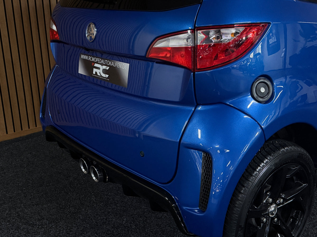 Aixam City Sport Blau / DAB + / Spotify / Apple Carplay | 8 PS Kubota Motor | 45 km/h | Rückfahrkamera | Innerhalb 250 KM Kostenlose Lieferung | Mopedauto | Leichtmobile