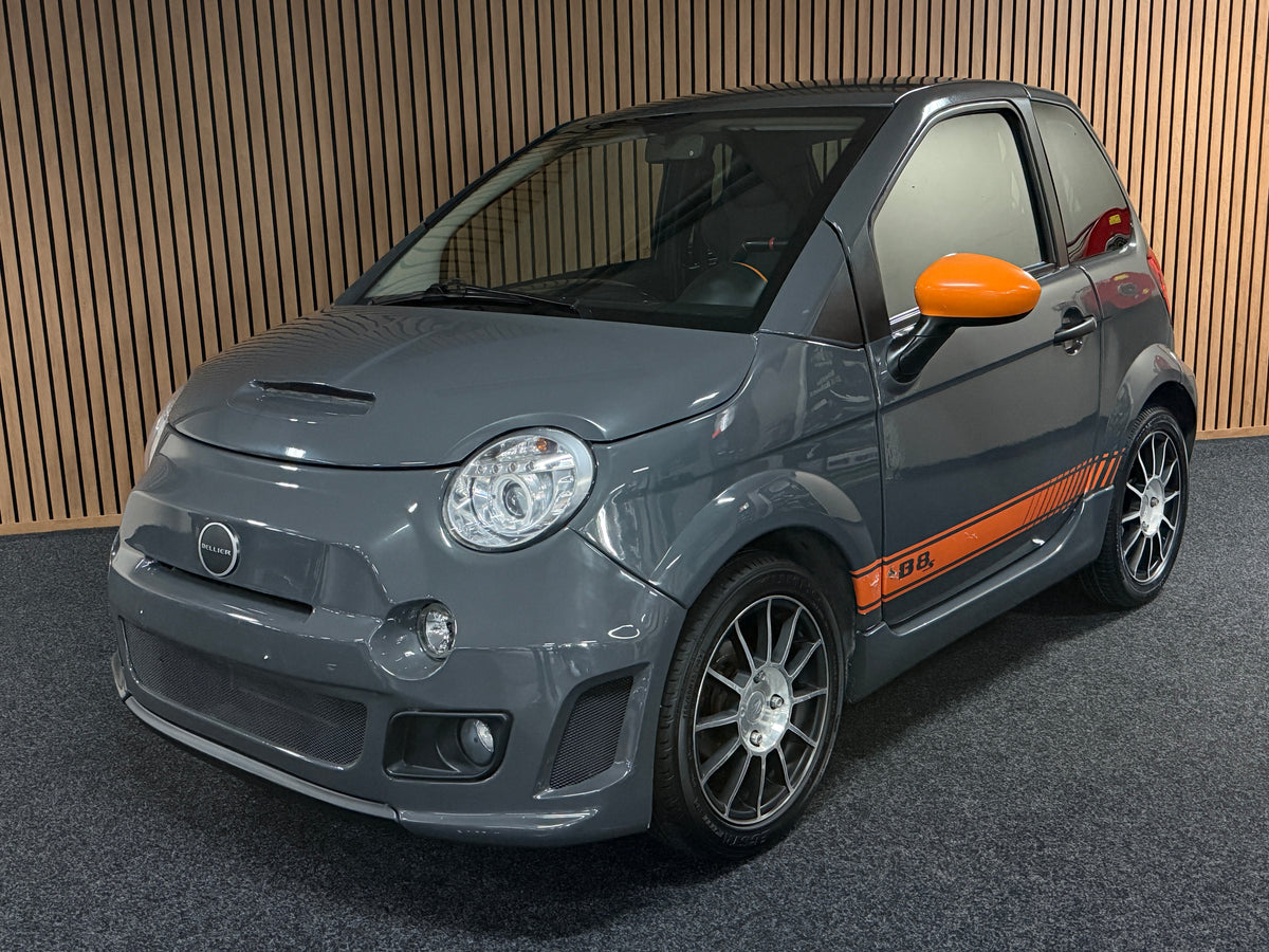 Bellier B8S Seltene Ausführung mit orangefarbenen Details | 45 km/h | Innerhalb 250 KM Kostenlose Lieferung | Mopedauto | Leichtmobile