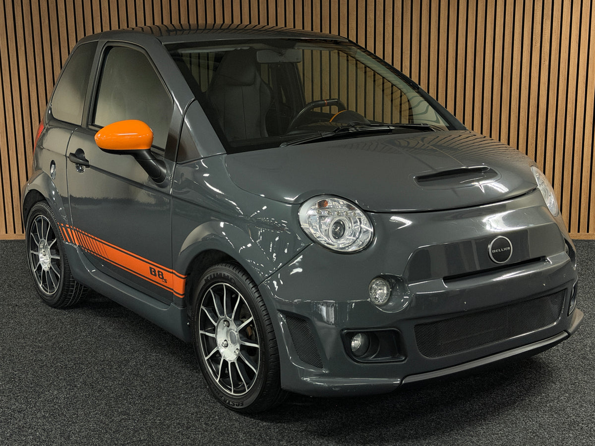 Bellier B8S Seltene Ausführung mit orangefarbenen Details | 45 km/h | Innerhalb 250 KM Kostenlose Lieferung | Mopedauto | Leichtmobile