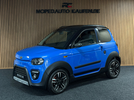 MICROCAR HIGHLAND X - BLAU * KLIMA * | 8 PS DCI Motor | 45 km/h | Innerhalb 250 KM Kostenlose Lieferung | Mopedauto | Leichtmobile