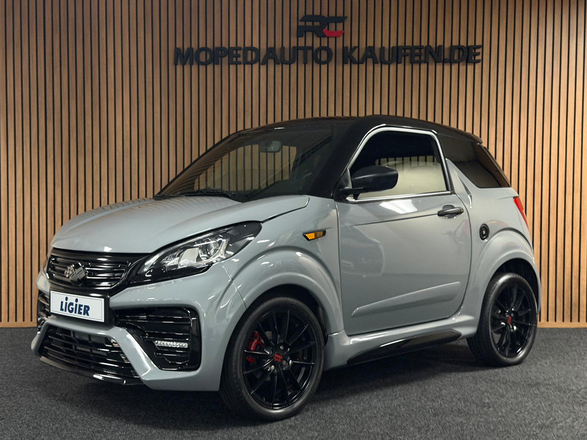 Ligier JS 50/56 Sport Ultimate Facelift | Nardo Grau | 8 PS leiser DCI Motor | 45 km/h | Innerhalb 250 KM Kostenlose Lieferung | Mopedauto | Leichtmobile