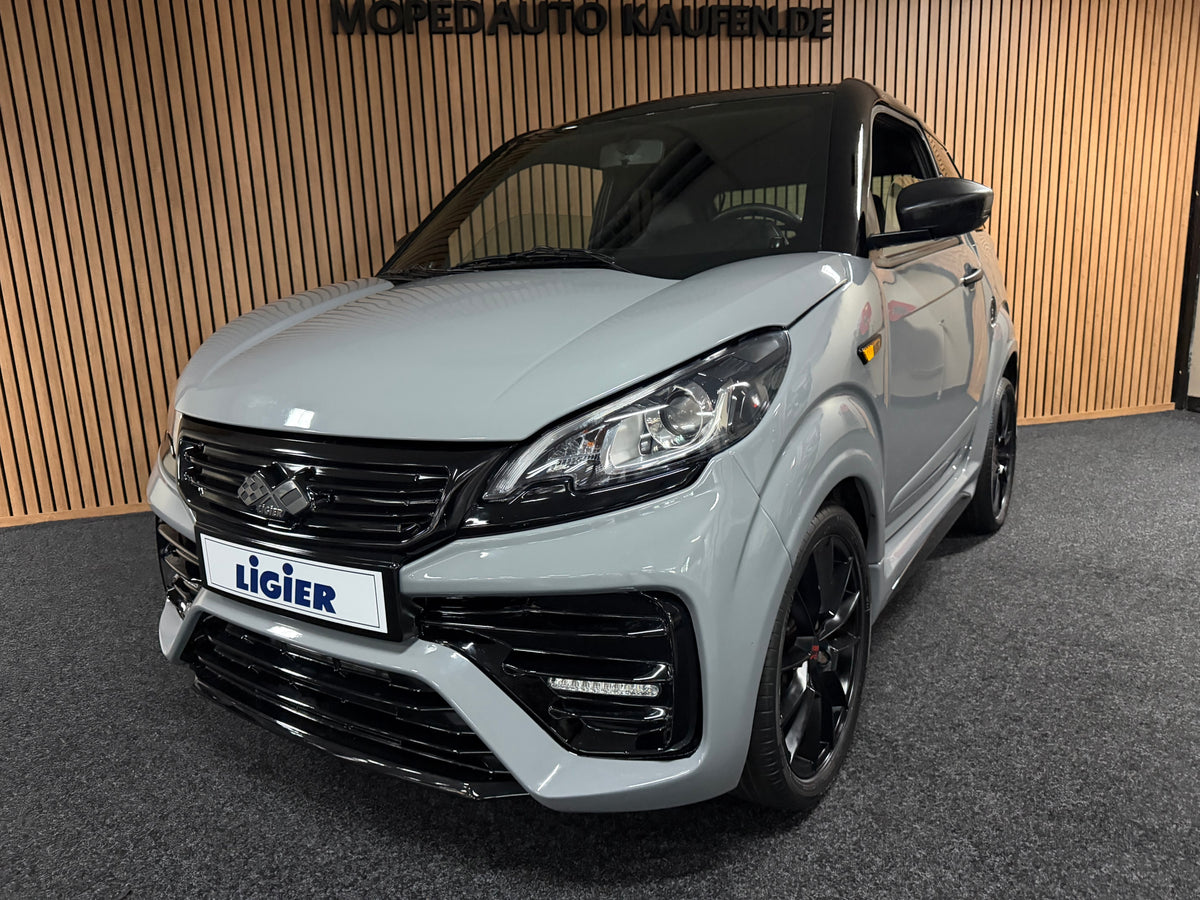 Ligier JS 50/56 Sport Ultimate Facelift | Nardo Grau | 8 PS leiser DCI Motor | 45 km/h | Innerhalb 250 KM Kostenlose Lieferung | Mopedauto | Leichtmobile