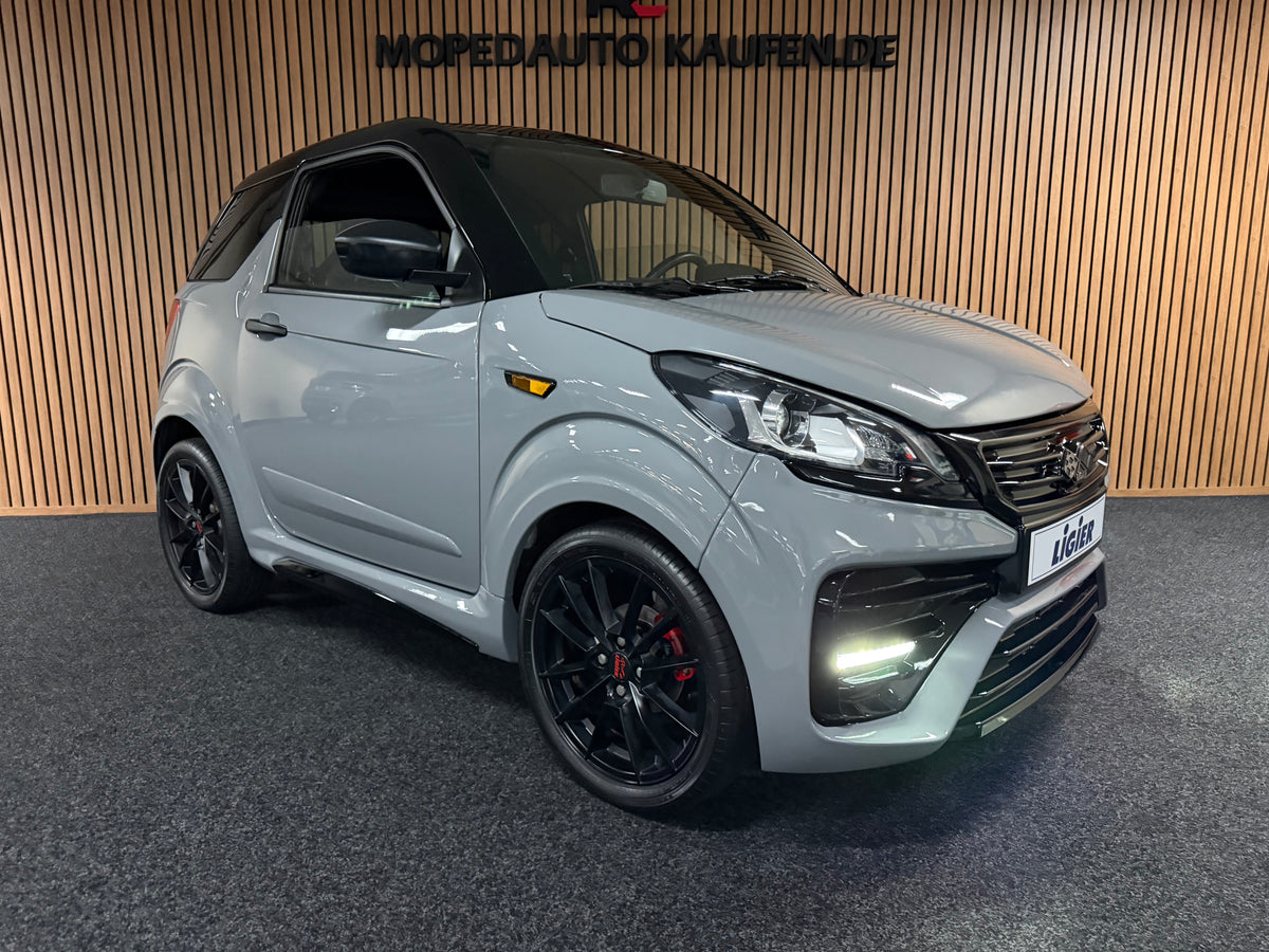 Ligier JS 50/56 Sport Ultimate Facelift | Nardo Grau | 8 PS leiser DCI Motor | 45 km/h | Innerhalb 250 KM Kostenlose Lieferung | Mopedauto | Leichtmobile
