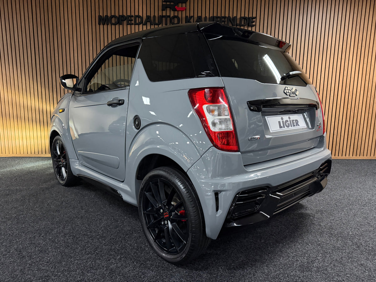 Ligier JS 50/56 Sport Ultimate Facelift | Nardo Grau | 8 PS leiser DCI Motor | 45 km/h | Innerhalb 250 KM Kostenlose Lieferung | Mopedauto | Leichtmobile