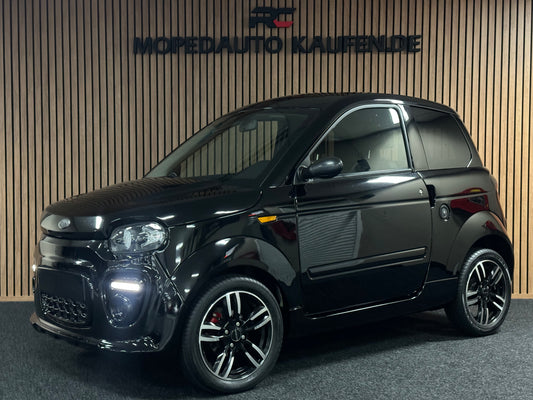 Microcar Mgo 2023 Black on Black Edition | 8 PS Motor | 45 km/h | Innerhalb 250 KM Kostenlose Lieferung | Mopedauto | Leichtmobile
