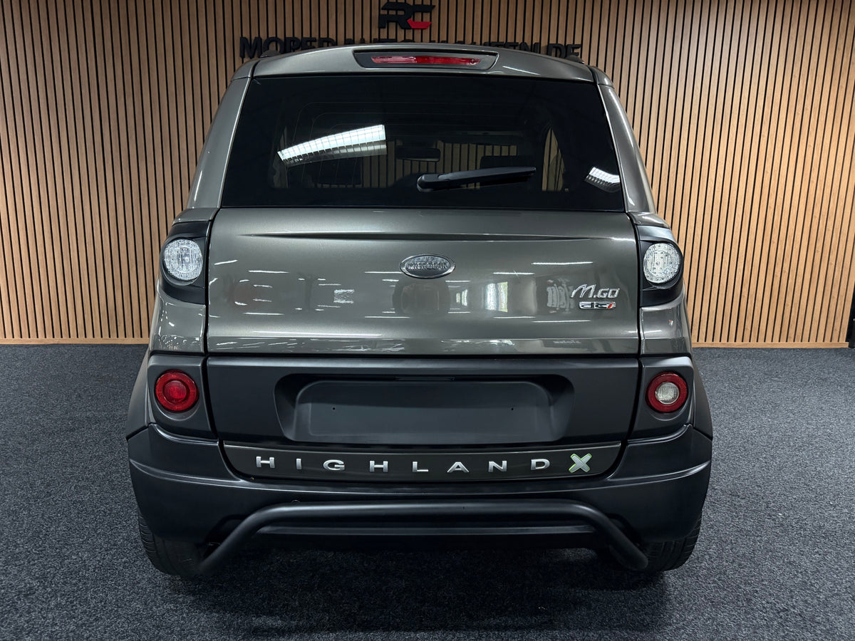 Microcar Mgo Highland X Bullbar | Klima | 8 PS leiser DCI Motor | Multi-Media | Rückfahrkamera |45 km/h | Innerhalb 250 KM Kostenlose Lieferung | Mopedauto | Leichtmobile