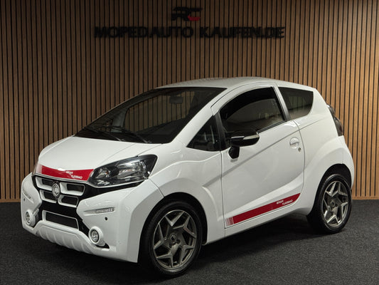 Casalini M20 GRAN TURISMO SPORT / mit roten Sportgurten / Multimedia / RFK | 8 PS leiser DCI Motor | 45 km/h | Rückfahrkamera | Innerhalb 250 KM Kostenlose Lieferung | Mopedauto | Leichtmobile