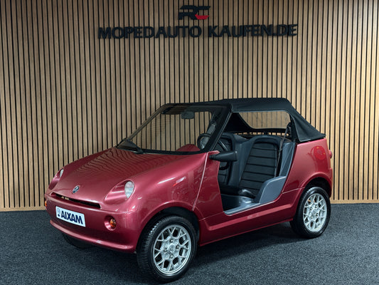 Aixam Mac Cabrio **Selten** | 5 PS Kubota Motor | 45 km/h | Rückfahrkamera | Innerhalb 250 KM Kostenlose Lieferung | Mopedauto | Leichtmobile