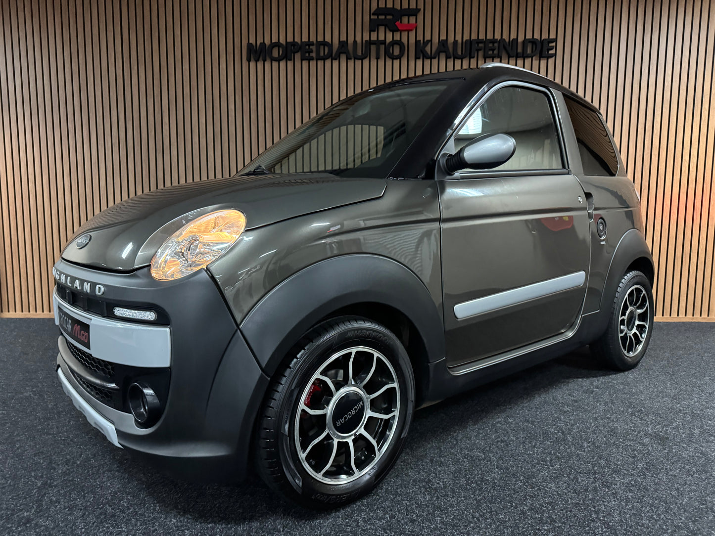 Microcar Mgo Highland KLIMA | leiser DIC Motor | 45 km/h | Innerhalb 250 KM Kostenlose Lieferung | Mopedauto | Leichtmobile | Aixam | Microcar | Ligier